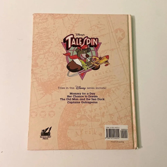 Vtg 1991 Disneys Talespin Mommy For A Day  by Ann Braybrooks Mallard Press Book - Picture 16 of 16